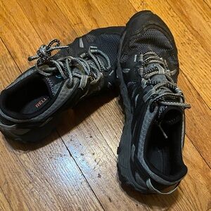 Merrell Black and Gray Trail Shoes